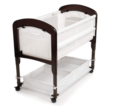 Arms-Reach-Wooden-bassinet-for-babies