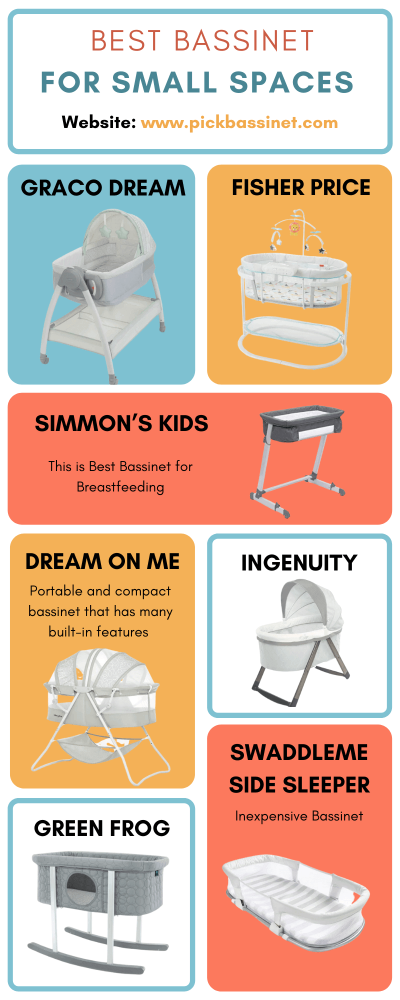 Best Bassinet for Small Spaces Infographic